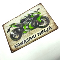 Табличка декоративная металл №31 Kawasaki NINJA
