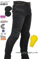 Штаны джинсовые (мотоджинсы) KOMINE pk718 черные