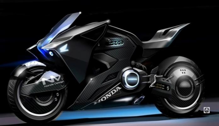 Honda разработала фантастический мотоцикл
