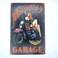 Табличка декоративная металл №65 MOTORHEAD GARAGE