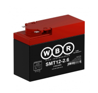 Аккумулятор YTX4A-BS SМТ122.6 SМТ12-2.6 113-48-85 мм свинцово-кислотный 2,4 Ач (WBR)