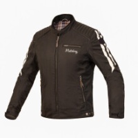 Куртка текстиль MB-J128 коричневая (MOTOBOY)